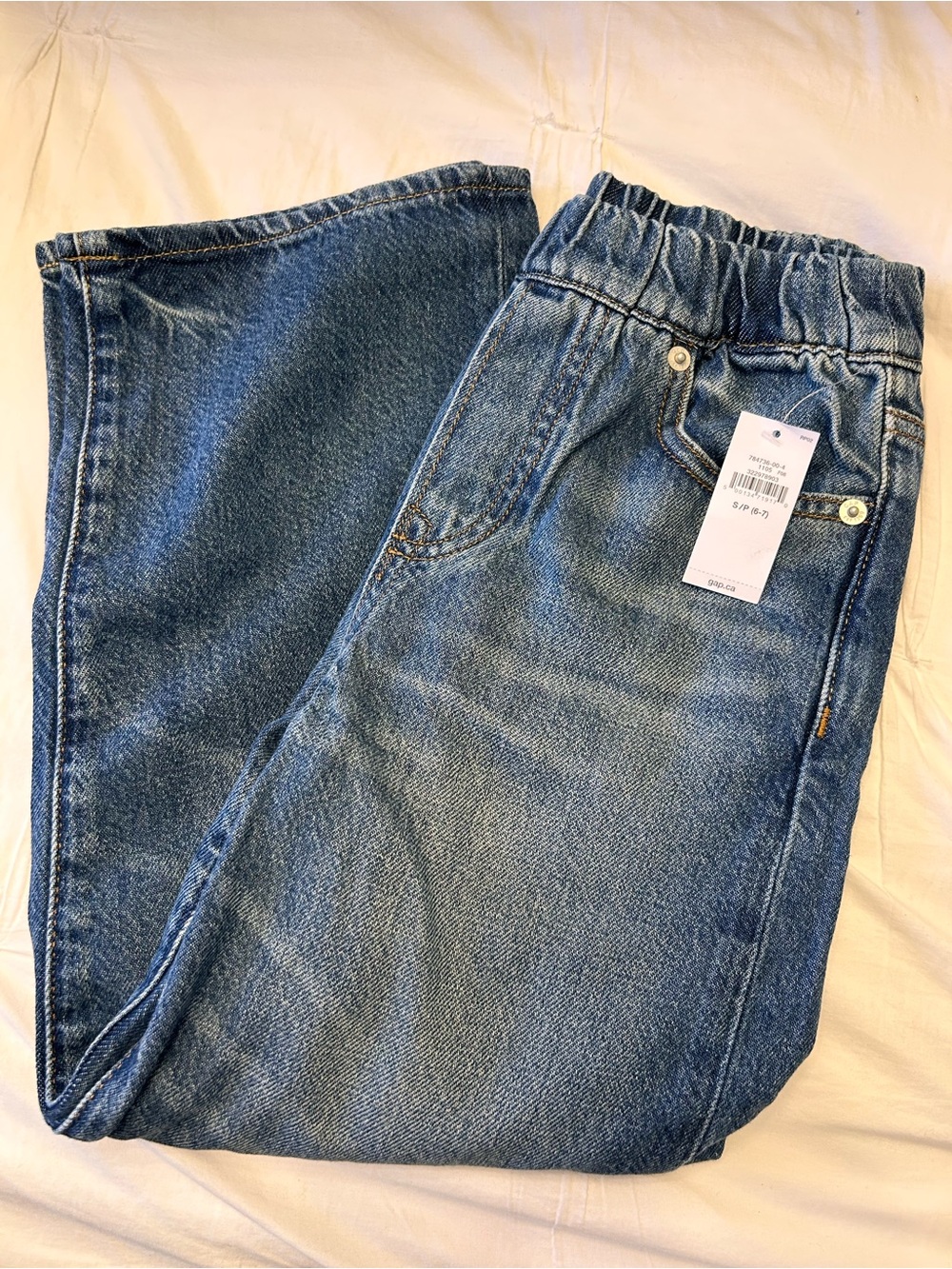 Kids Gap Baggy balloon jeans. Elastic-Waist